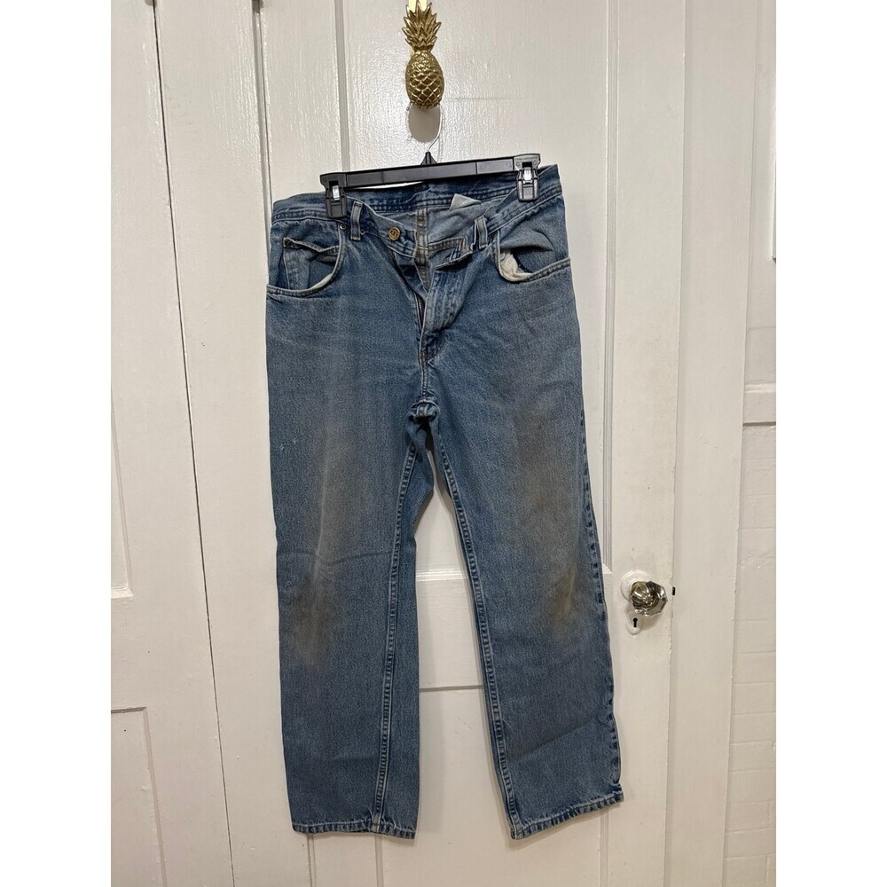 Vintage KEY Blue Jeans Men’s Size 31 Classic Straight Leg Denim